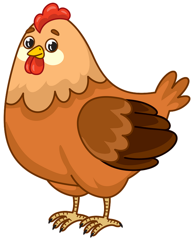 Cartoon Chicken Png (chocolate, maroon, salmon, gray, olive)