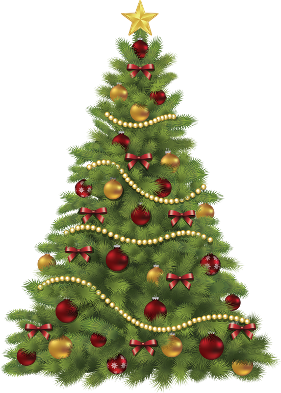 Cartoon Christmas Tree Png Isolated File (black, olive, green)