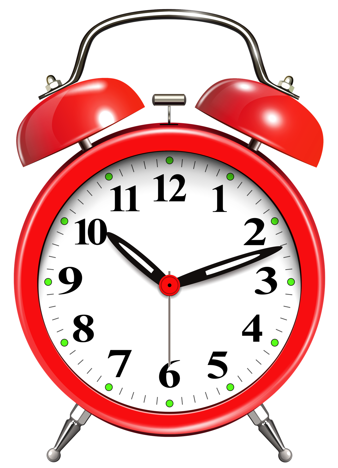 Cartoon Clock Png Free Download (black, white, red)