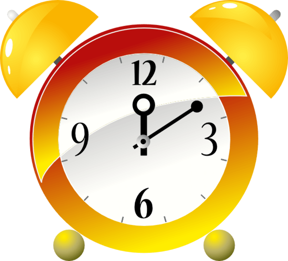 Cartoon Clock Transparent Png (orange, maroon, black, white, beige)