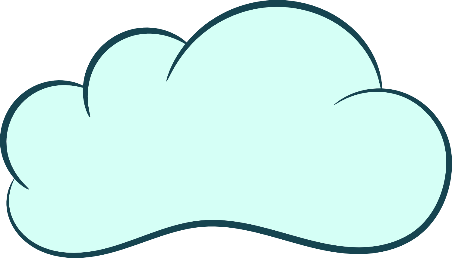 Cartoon Cloud Png Image (white, lavender)