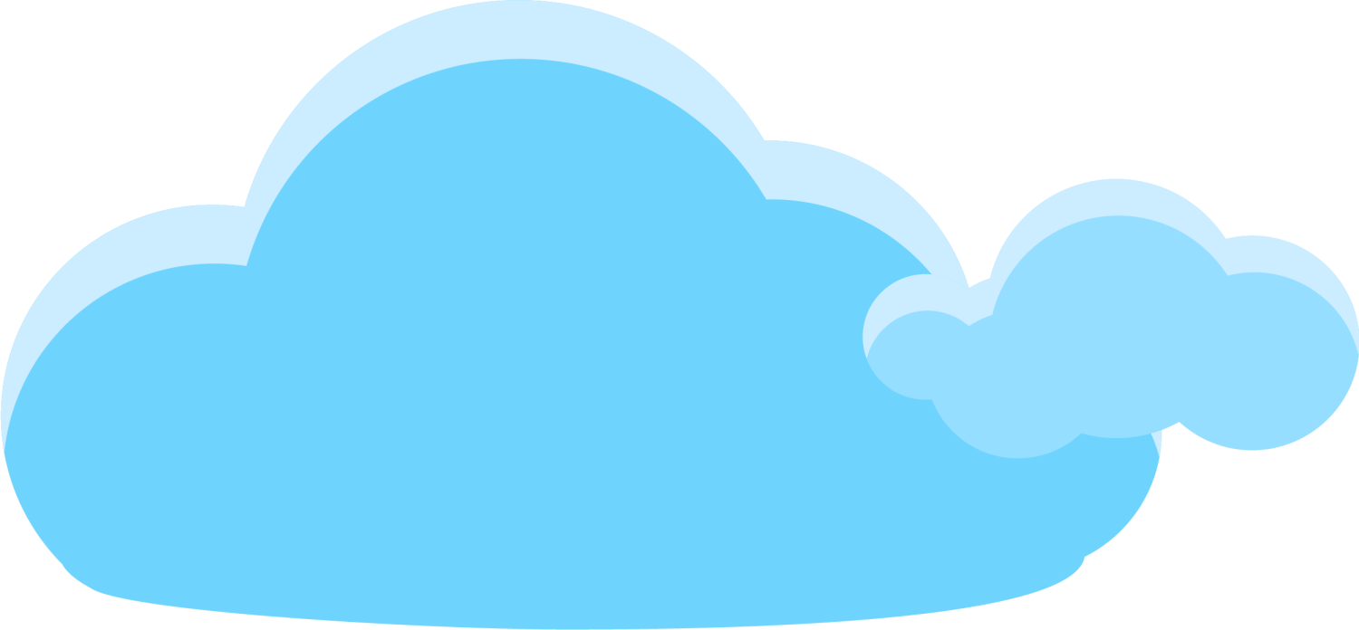 Cartoon Cloud Png Pic (black, lavender, mint)