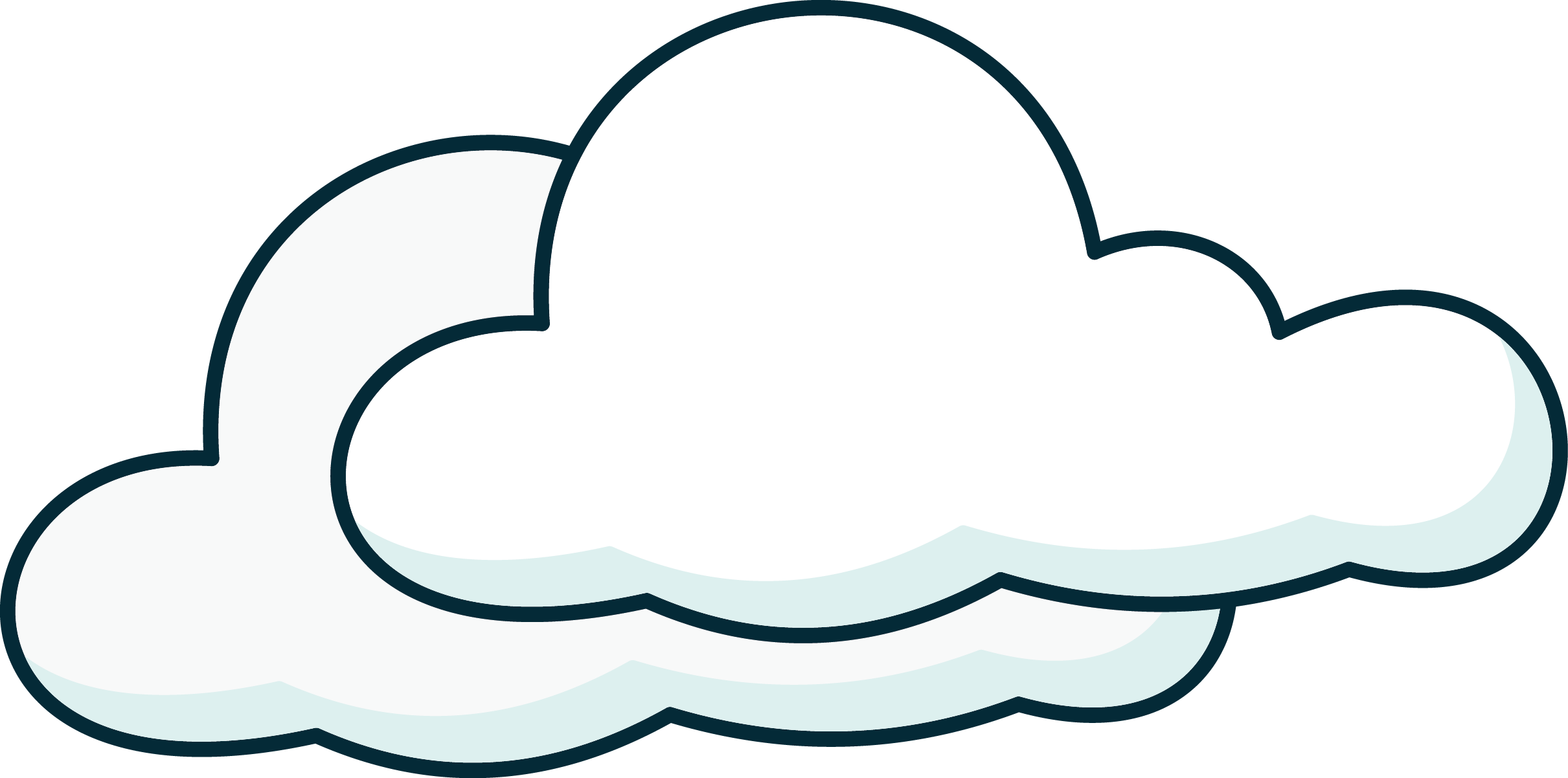 Cartoon Cloud Transparent Png (white, lavender)