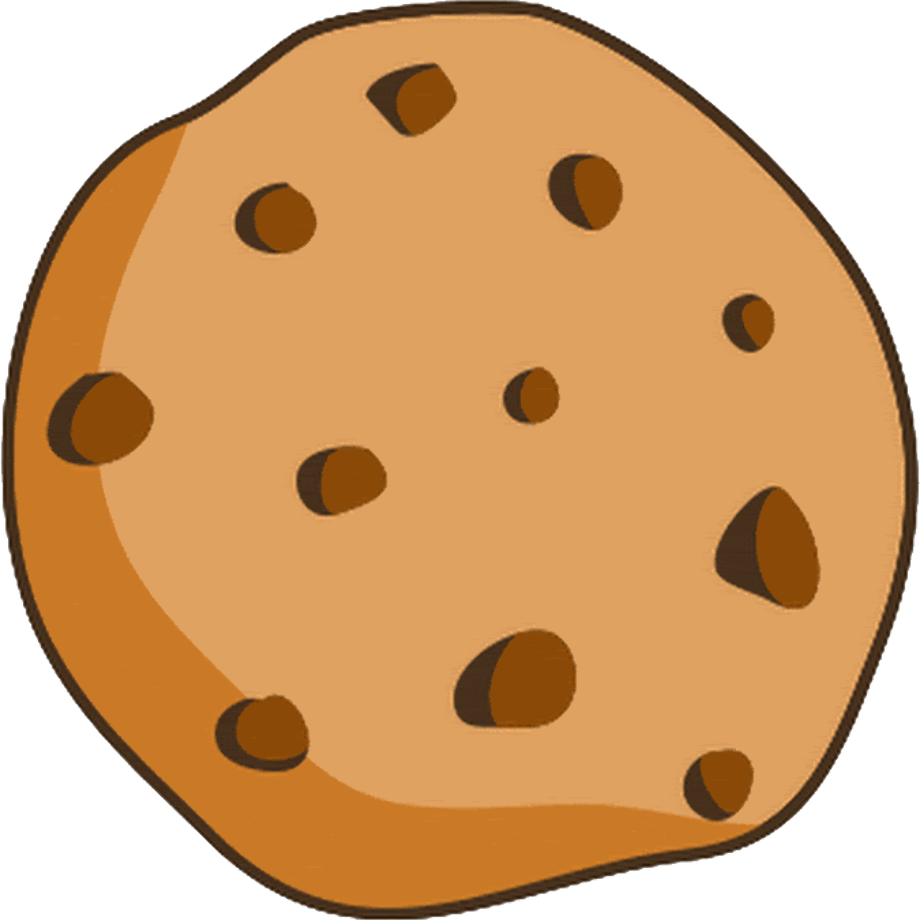 Cartoon Cookie Png Clipart (black, chocolate, olive, salmon)