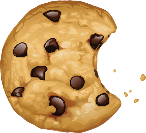 Cartoon Cookie Png Isolated File (black, salmon)