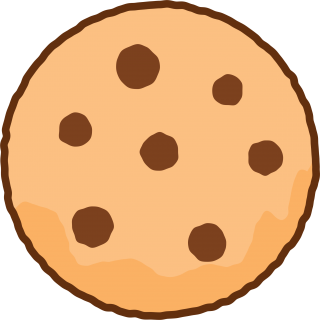 Cartoon Cookie Png Picture (black, maroon, salmon)