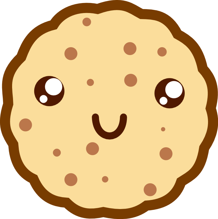 Cartoon Cookie Png (pink, white, maroon)