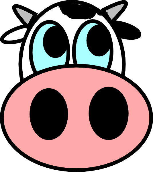 Cartoon Cow Png Hd Isolated (pink, white, black, mint)