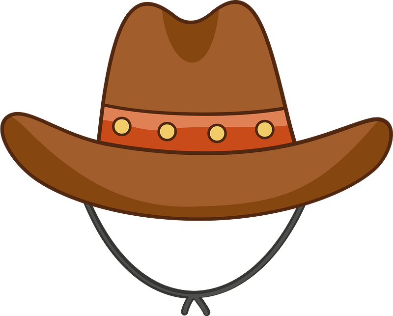 Cartoon Cowboy Hat Png Hd Isolated (gray, chocolate, olive)