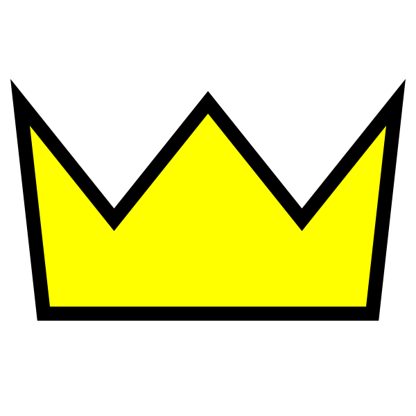 Cartoon Crown Png Hd (silver, yellow, white, black, olive)