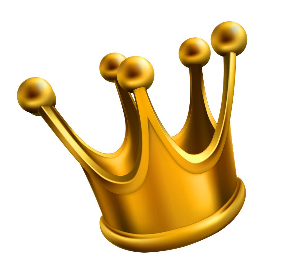 Cartoon Crown Png Pic (black, olive, maroon)