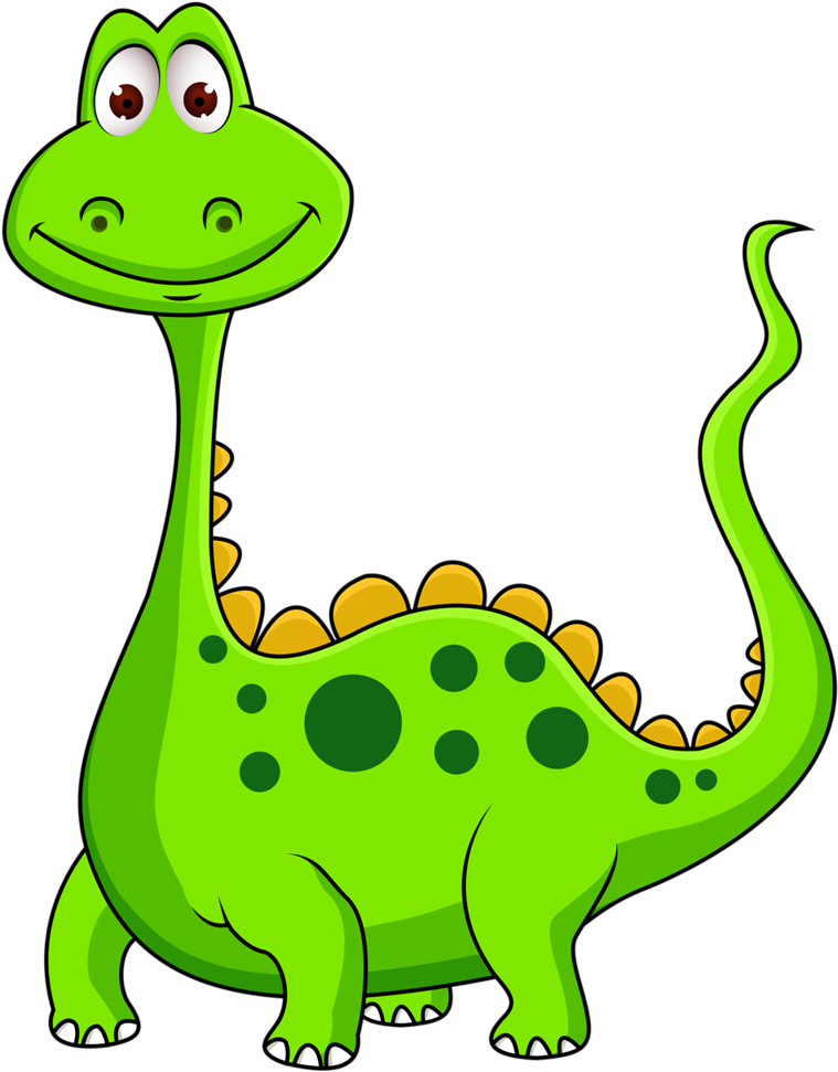 Cartoon Dino Transparent Png (black, olive, green)