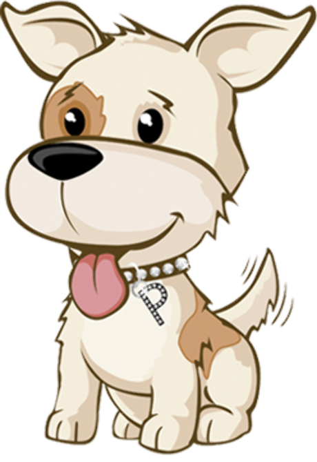 Cartoon Dog Png Photo (black, beige, silver)