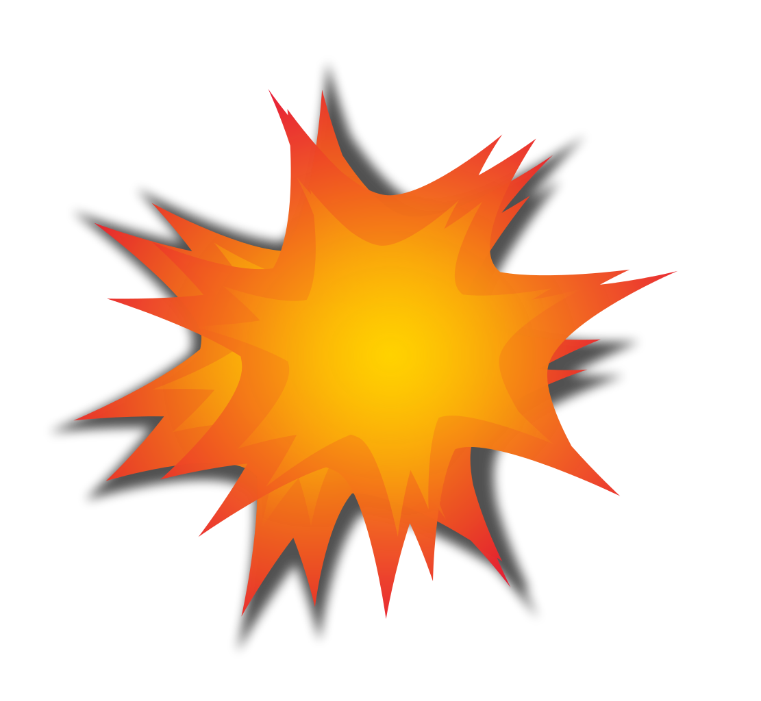 Cartoon Explosion Png Hd (black, orange, chocolate)