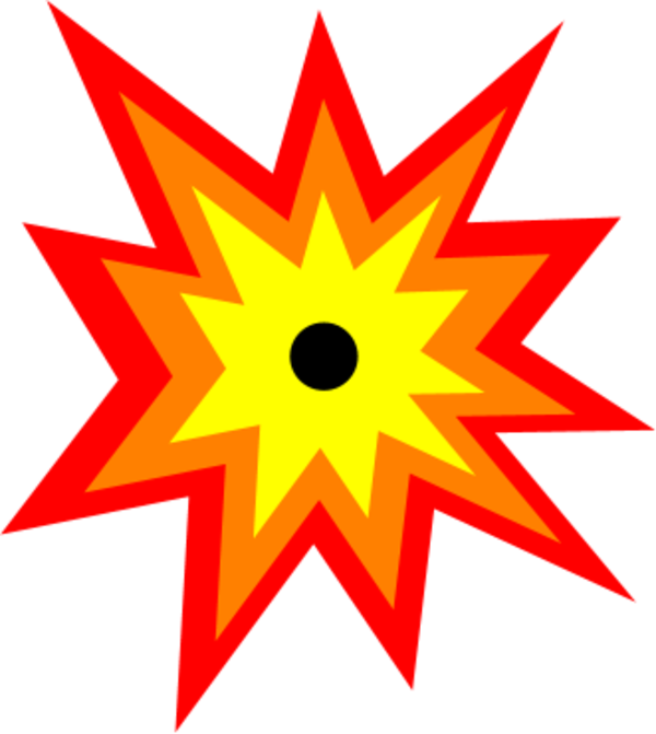 Cartoon Explosion Png Isolated Pic (black, red, yellow, orange)