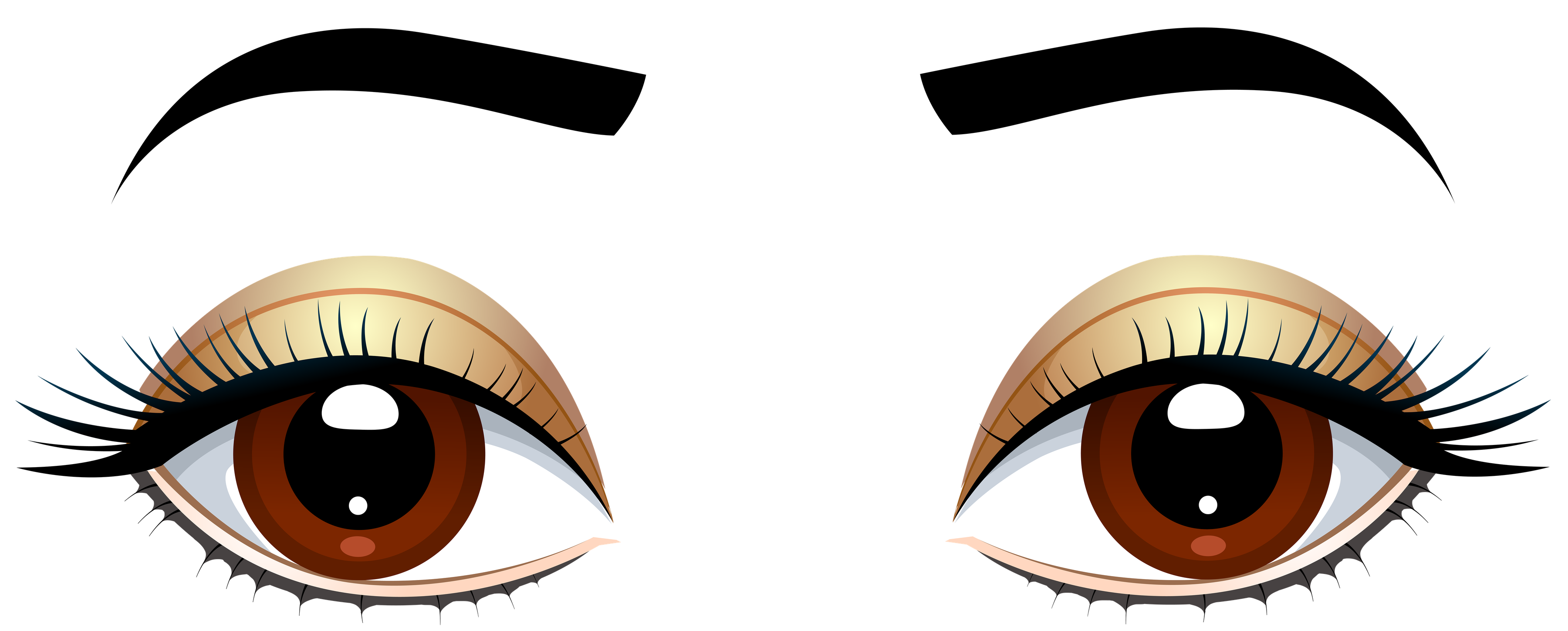 Cartoon Eye Png Photos (black, white)