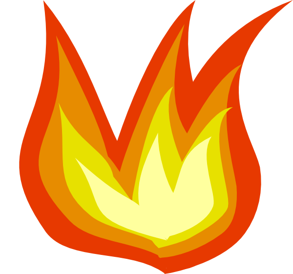 Cartoon Fire No Background (chocolate, gold, orange, white, beige)