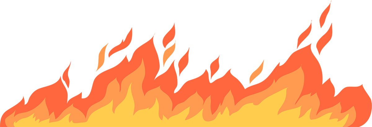 Cartoon Fire Png Free Image (chocolate, salmon, gold)