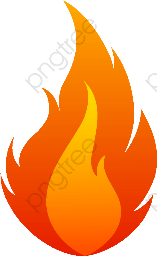 Cartoon Fire Png Image (black, chocolate)