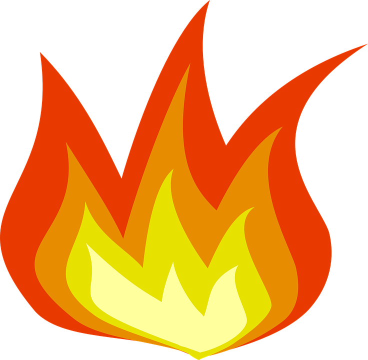 Cartoon Fire Png Pic (chocolate, orange, black, beige, gold)