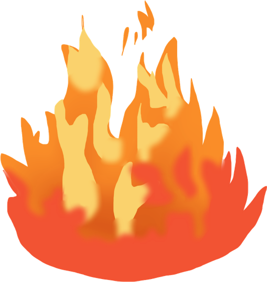 Cartoon Fire Png Transparent (black, chocolate, orange, salmon)