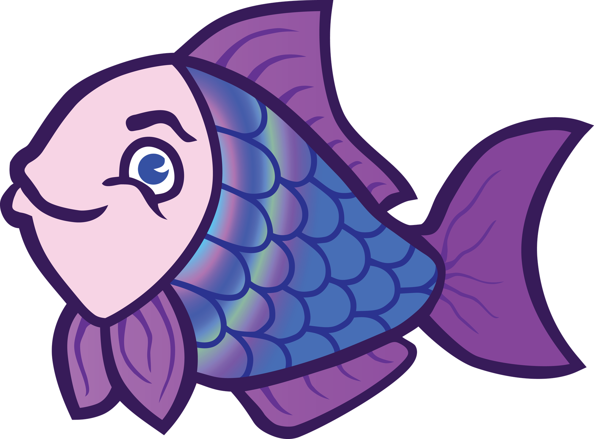 Cartoon Fish Png Hd Isolated (indigo, black, beige, gray, lavender)