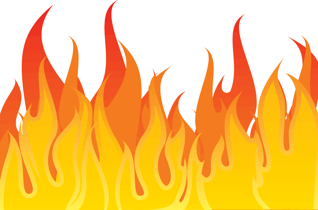 Cartoon Flame Png File (white, chocolate, gold)