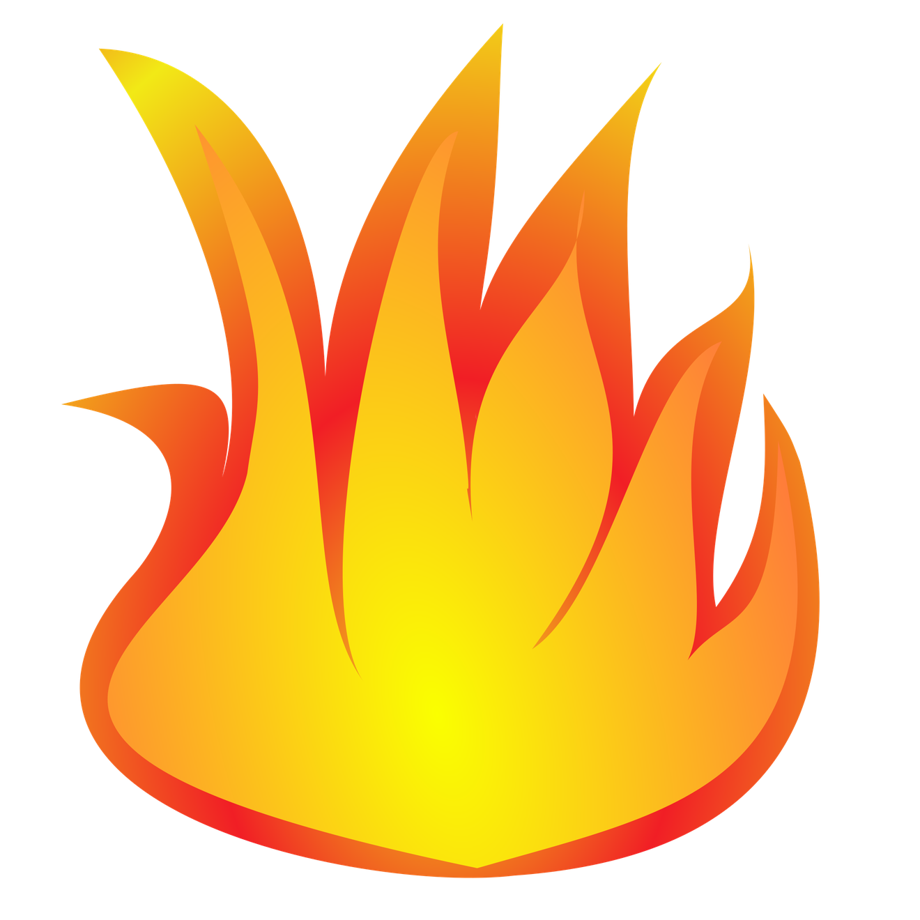 Cartoon Flame Png Isolated Hd (black, gold)