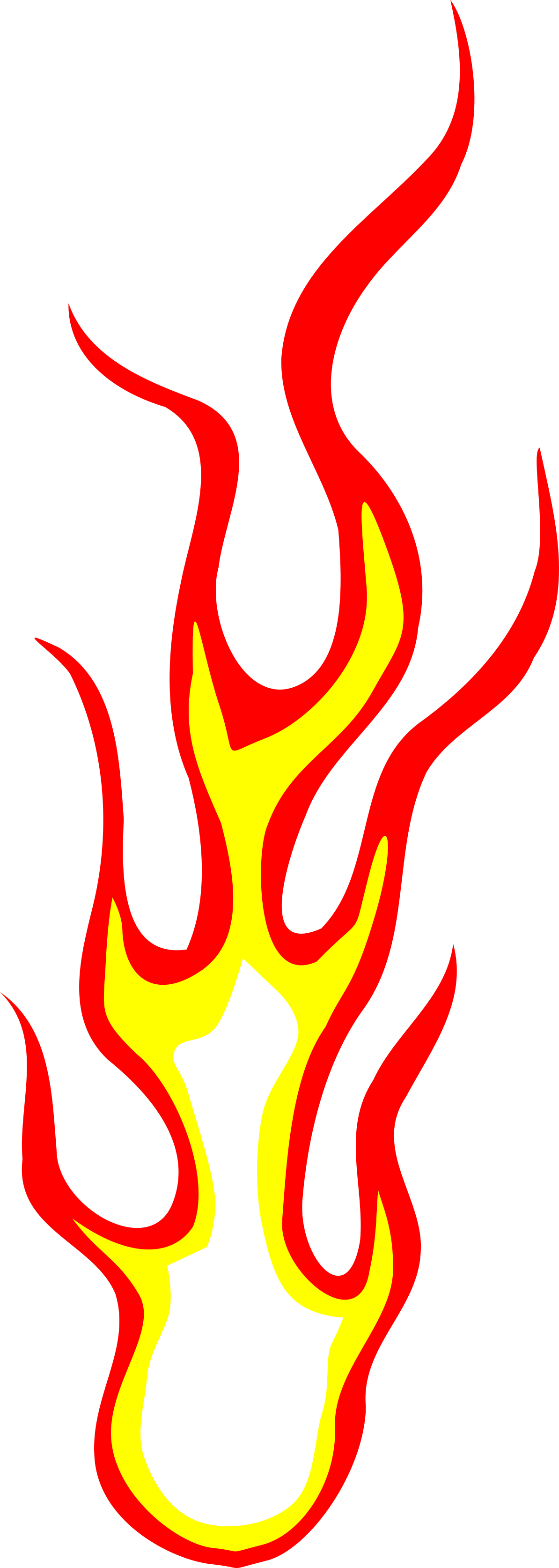 Cartoon Flame Png Isolated Image (black, white, red, yellow)