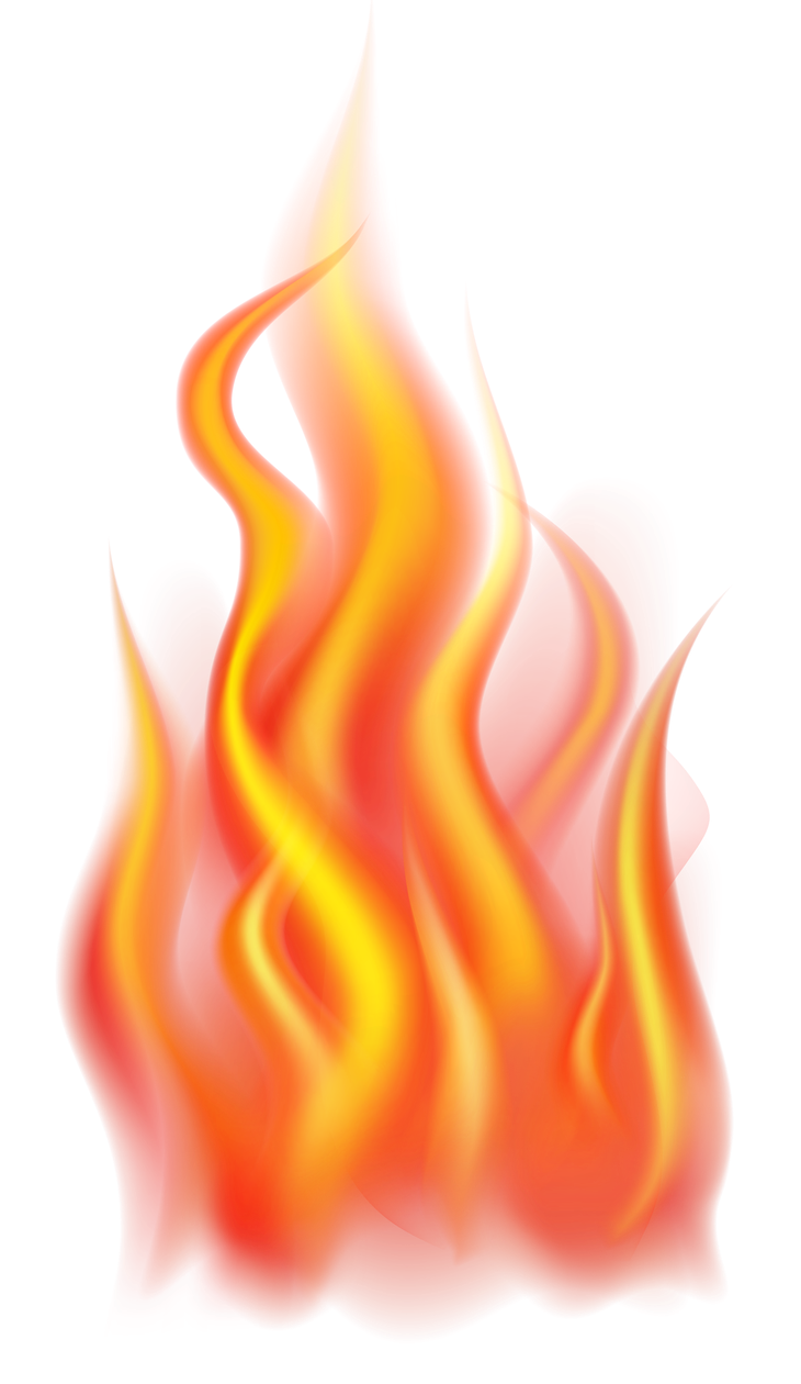 Cartoon Flame Png Photos (black, red)