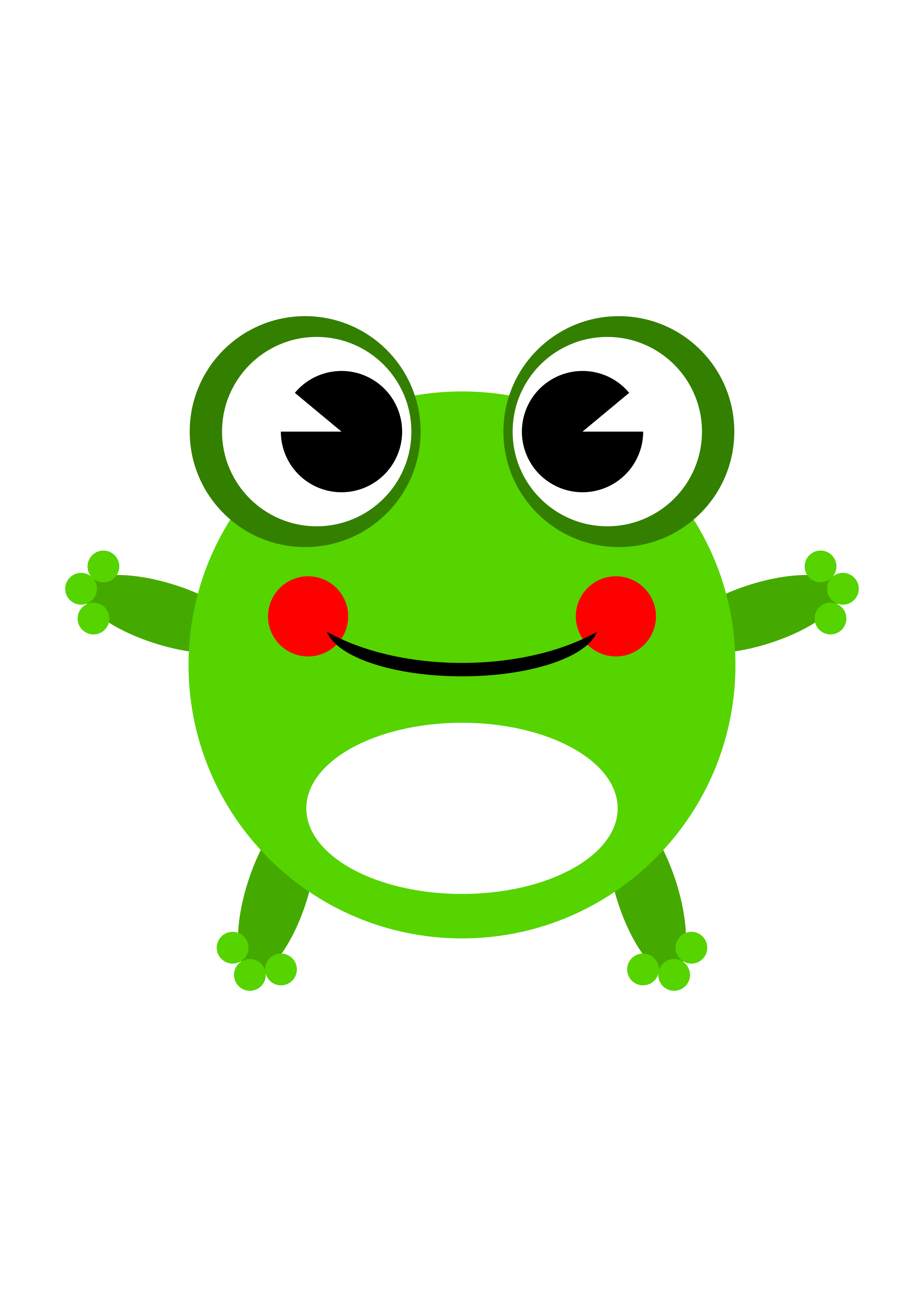 Cartoon Frog Png Free Download (red, black, white, olive, lime)