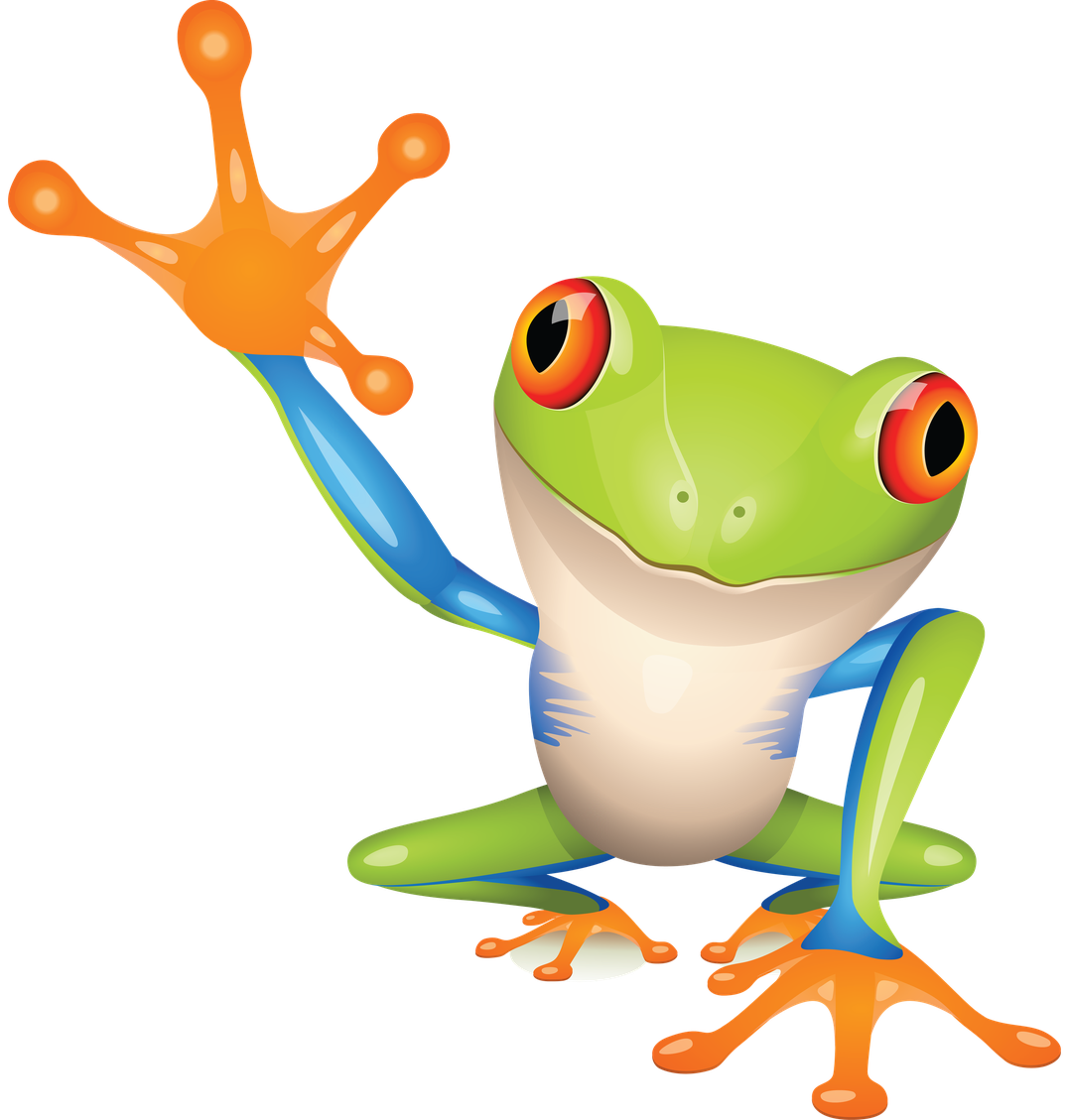 Cartoon Frog Png Hd (orange, black, beige, gold, olive)