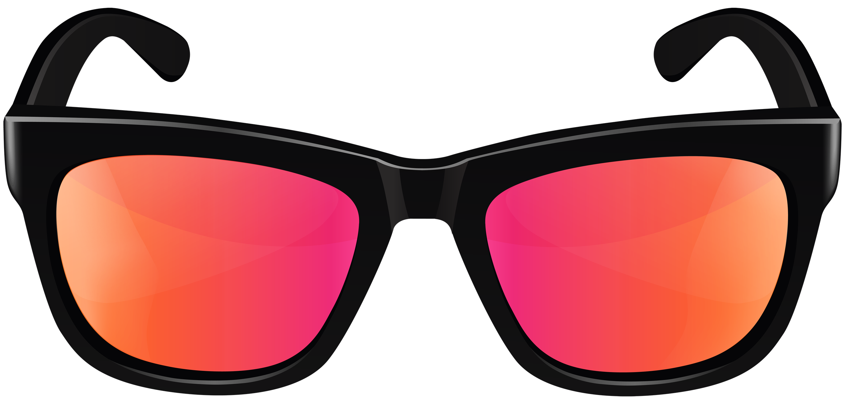 Cartoon Glasses Png Photo (black, salmon)