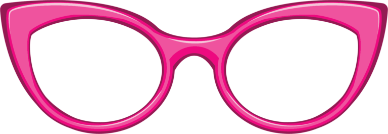 Cartoon Glasses Png Photos (black, salmon)