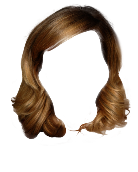 Cartoon Hair Png Transparent (black)