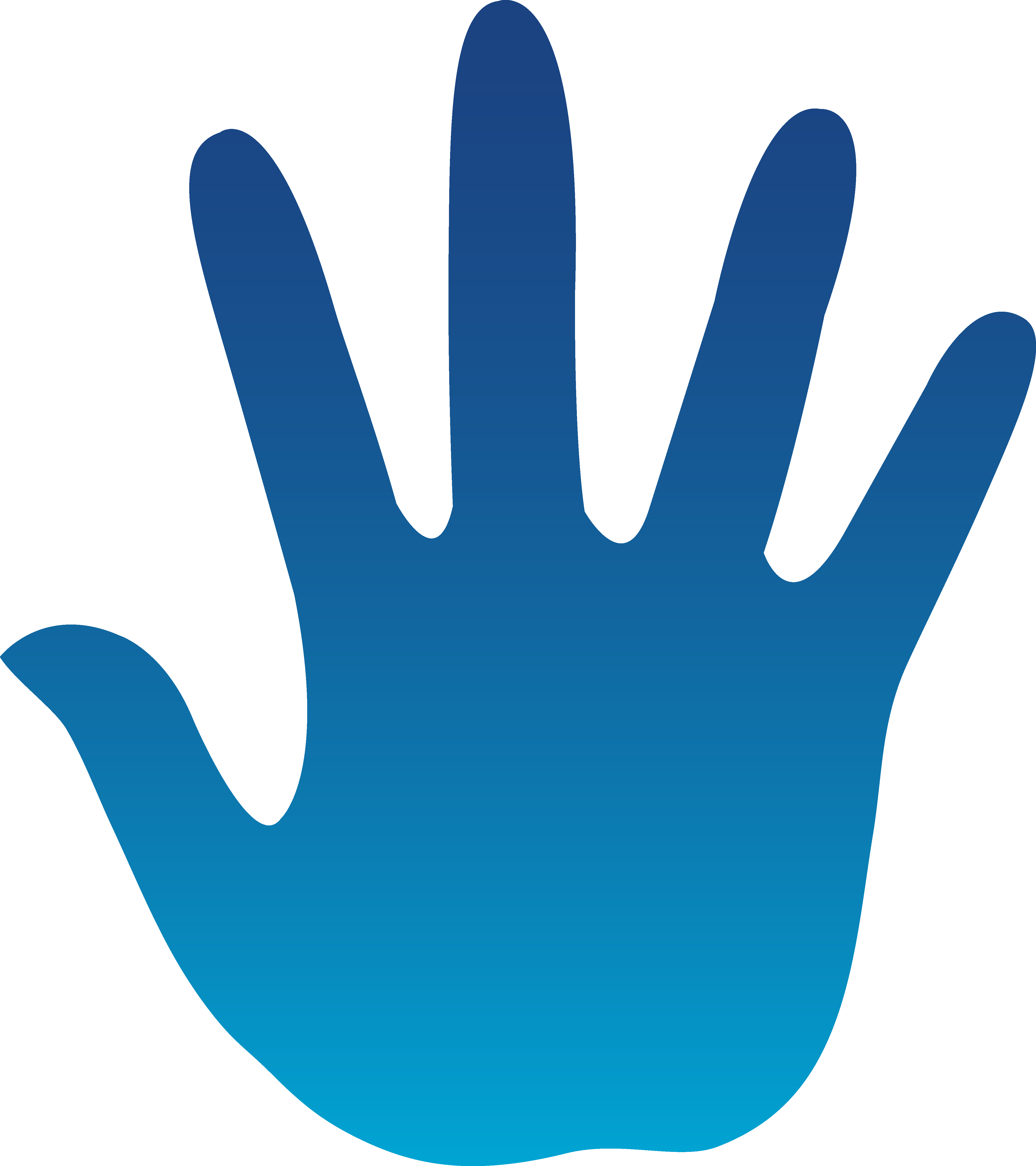 Cartoon Hand Png Hd (white, teal)