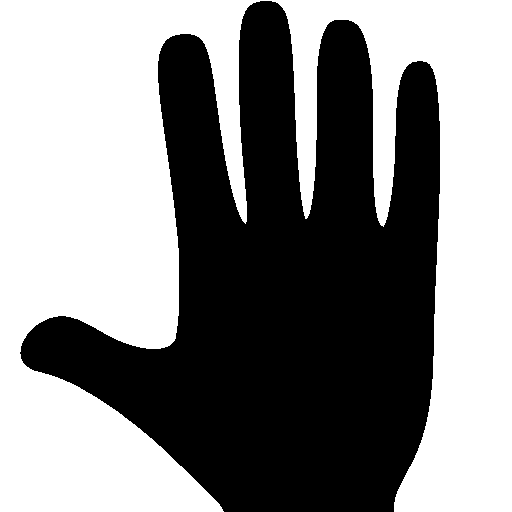 Cartoon Hand Png Pic (black, gray)