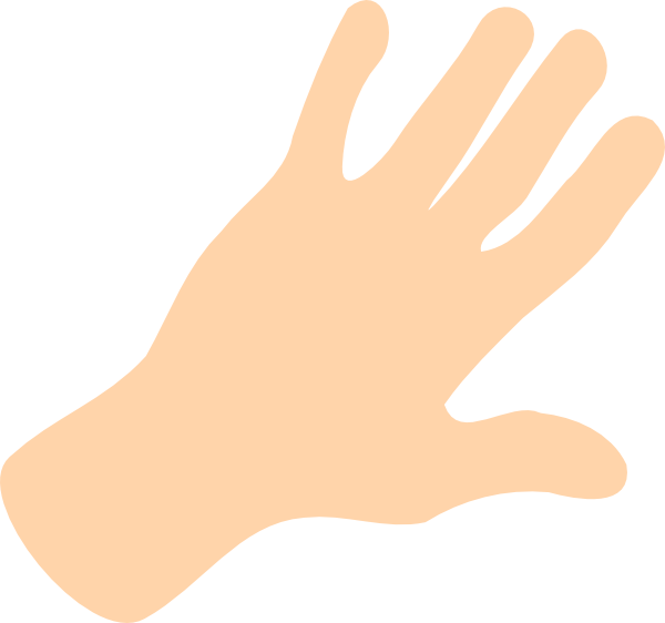 Cartoon Hand Png (white, pink)