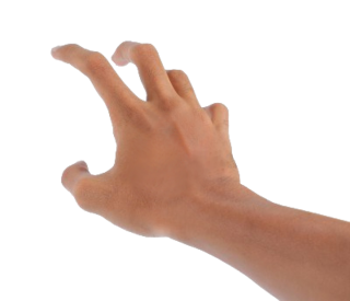 Cartoon Hand Transparent Png (black, gray)