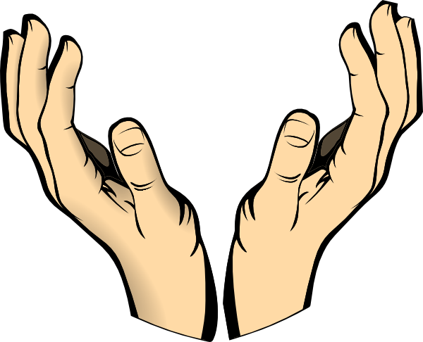 Cartoon Hands Png (white, pink, black)