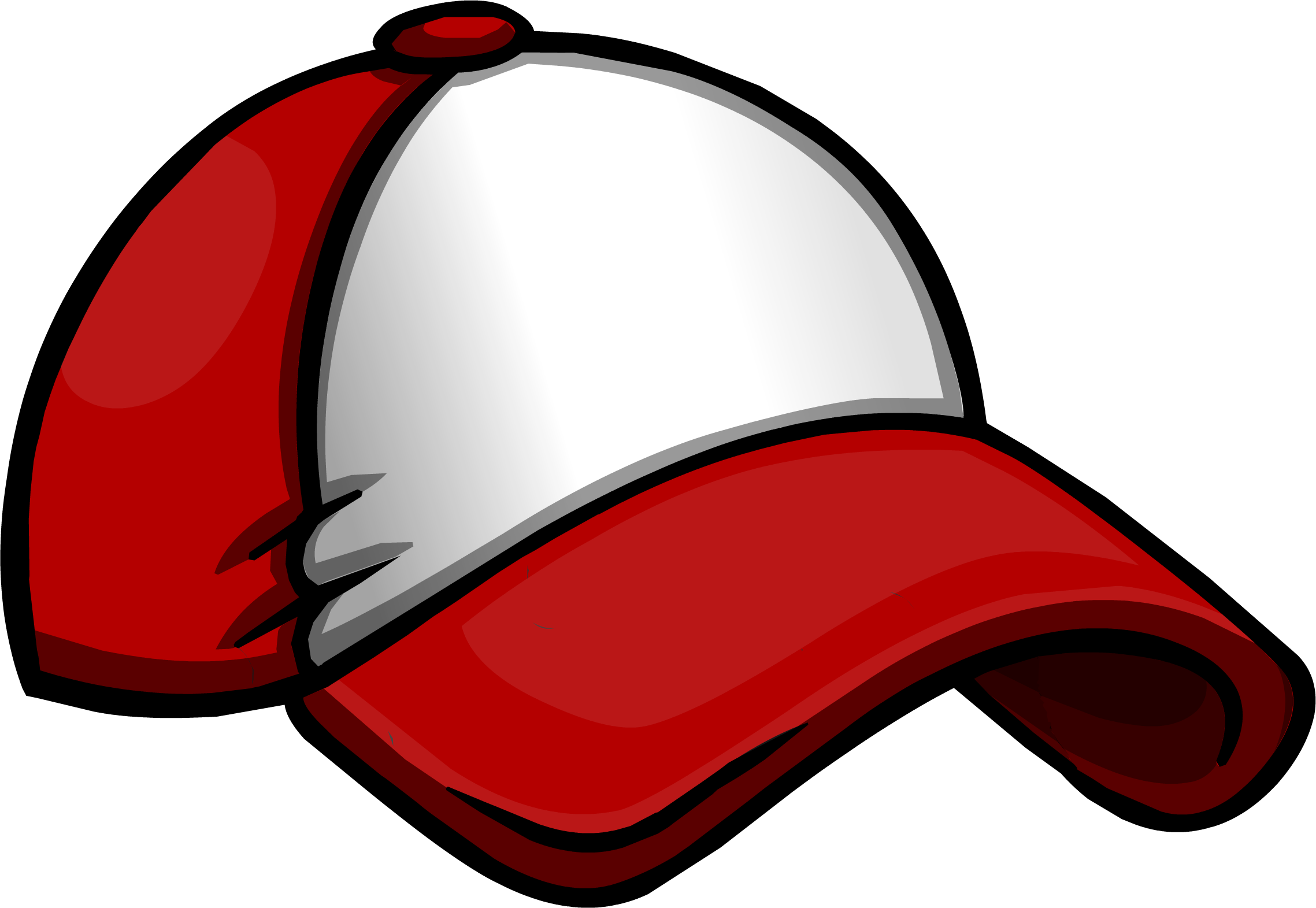 Cartoon Hat Png Clipart (black, white, maroon)