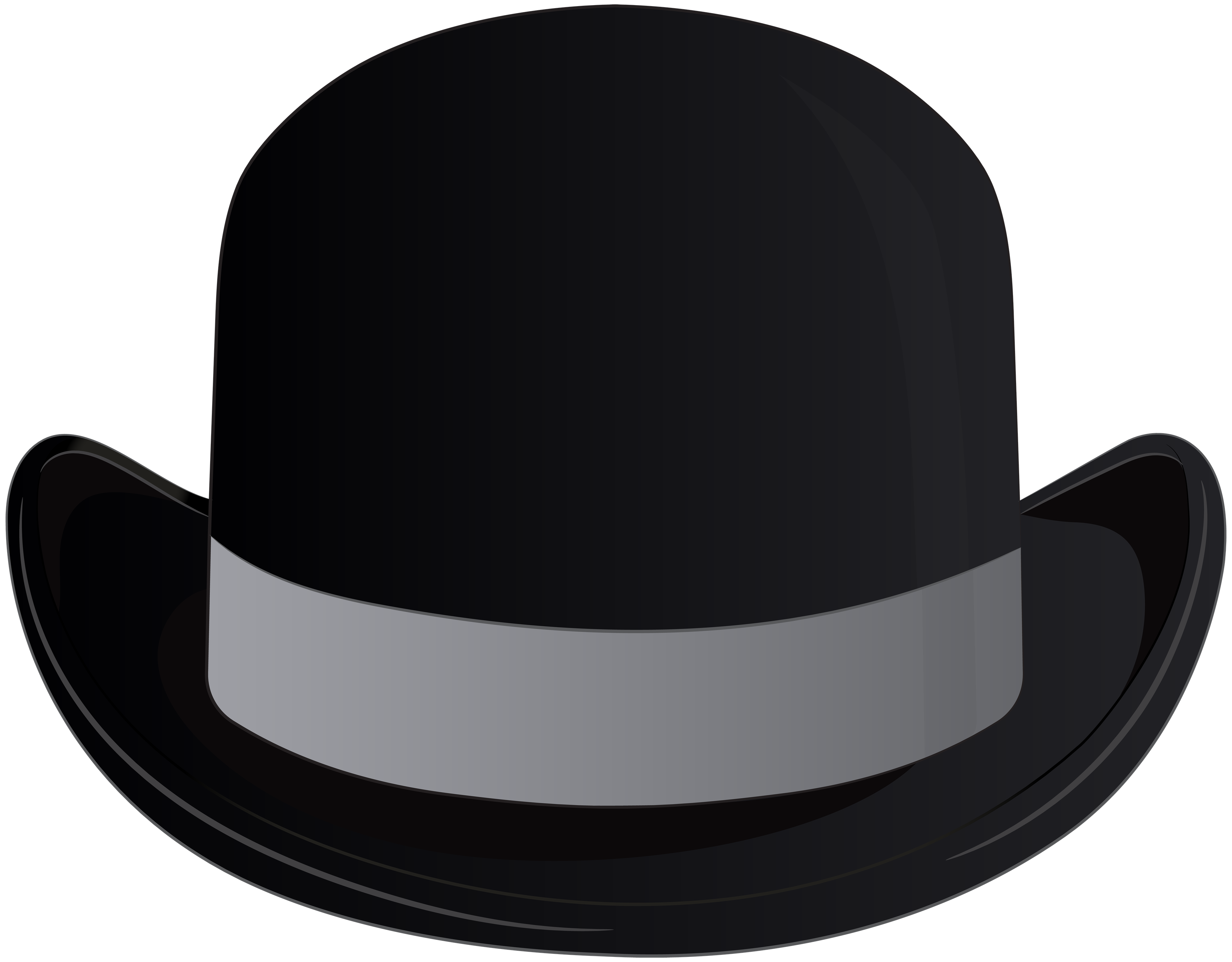 Cartoon Hat Png Photo (black)