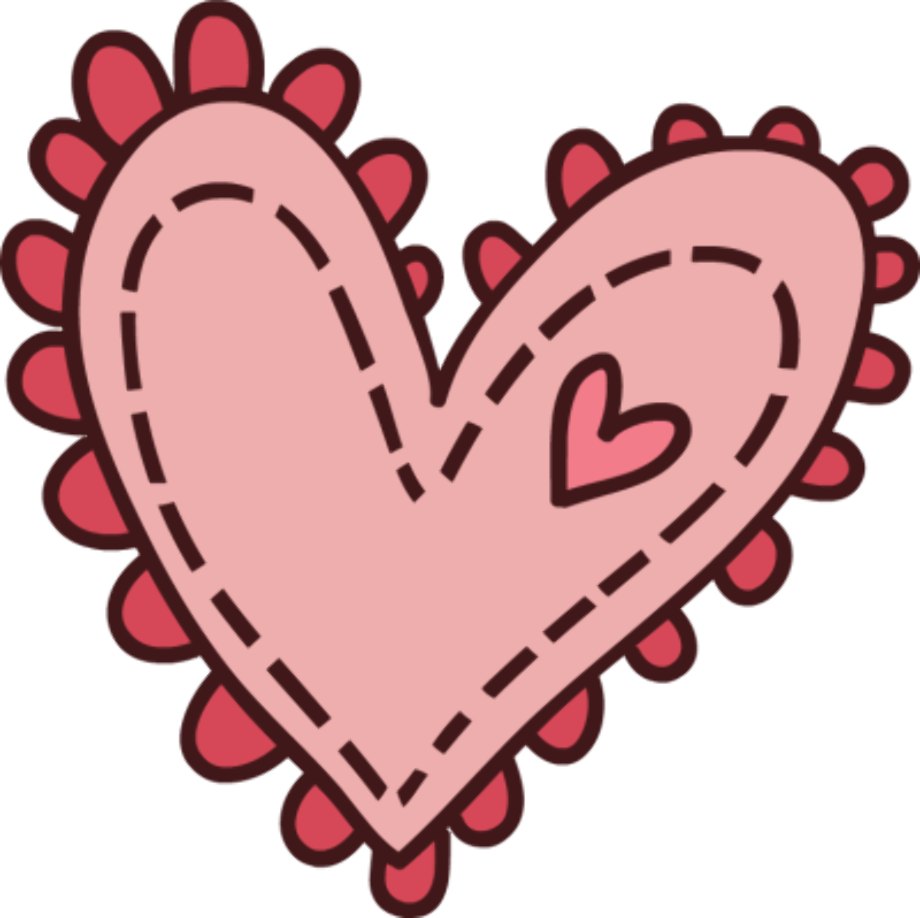 Cartoon Heart Png Hd Isolated (black, pink, chocolate)