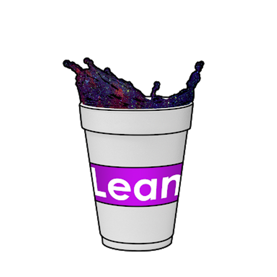 Cartoon Lean Cup Png Transparent (black, silver, lavender)