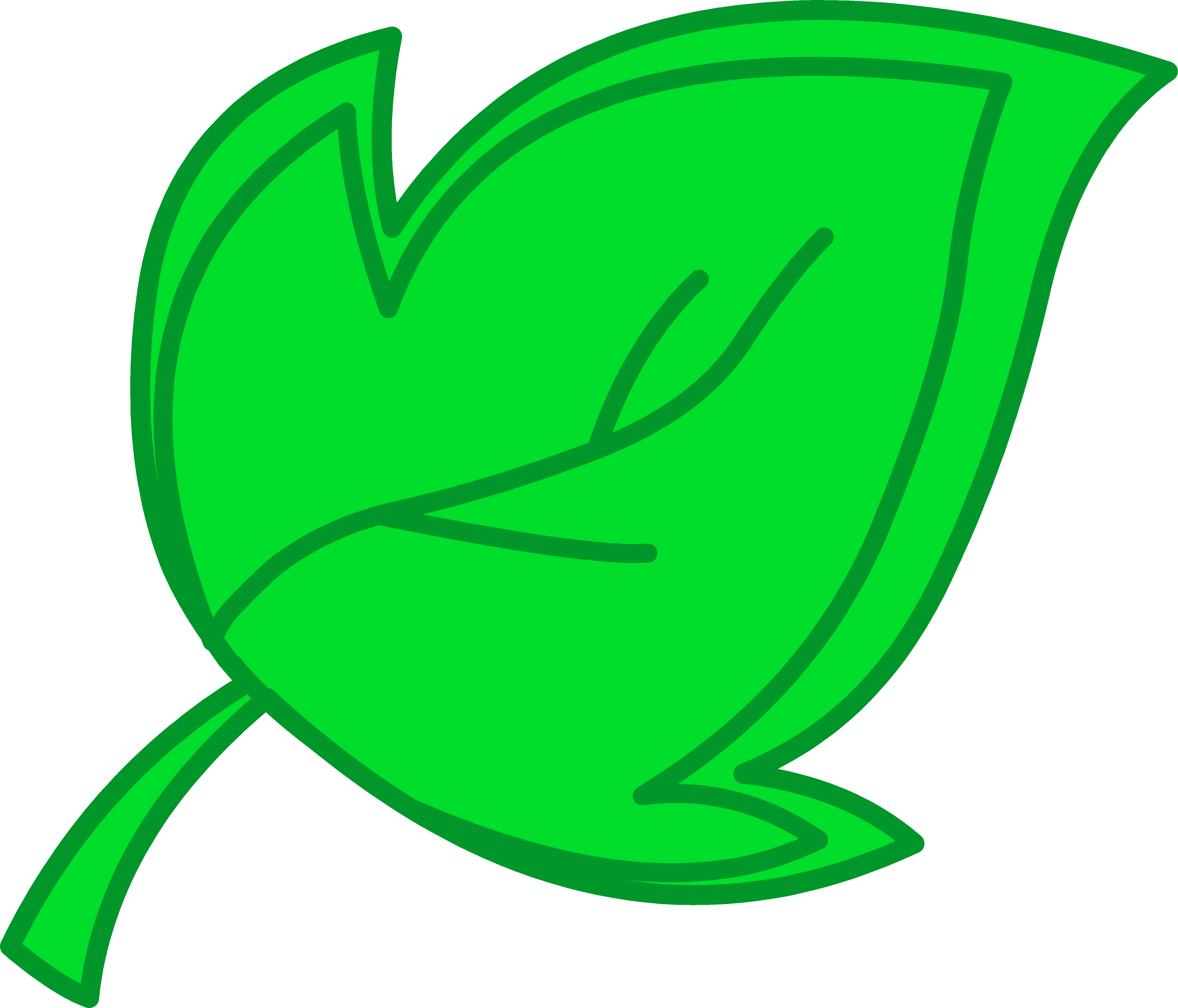 Cartoon Leaves Png Hd (white, lime, green)