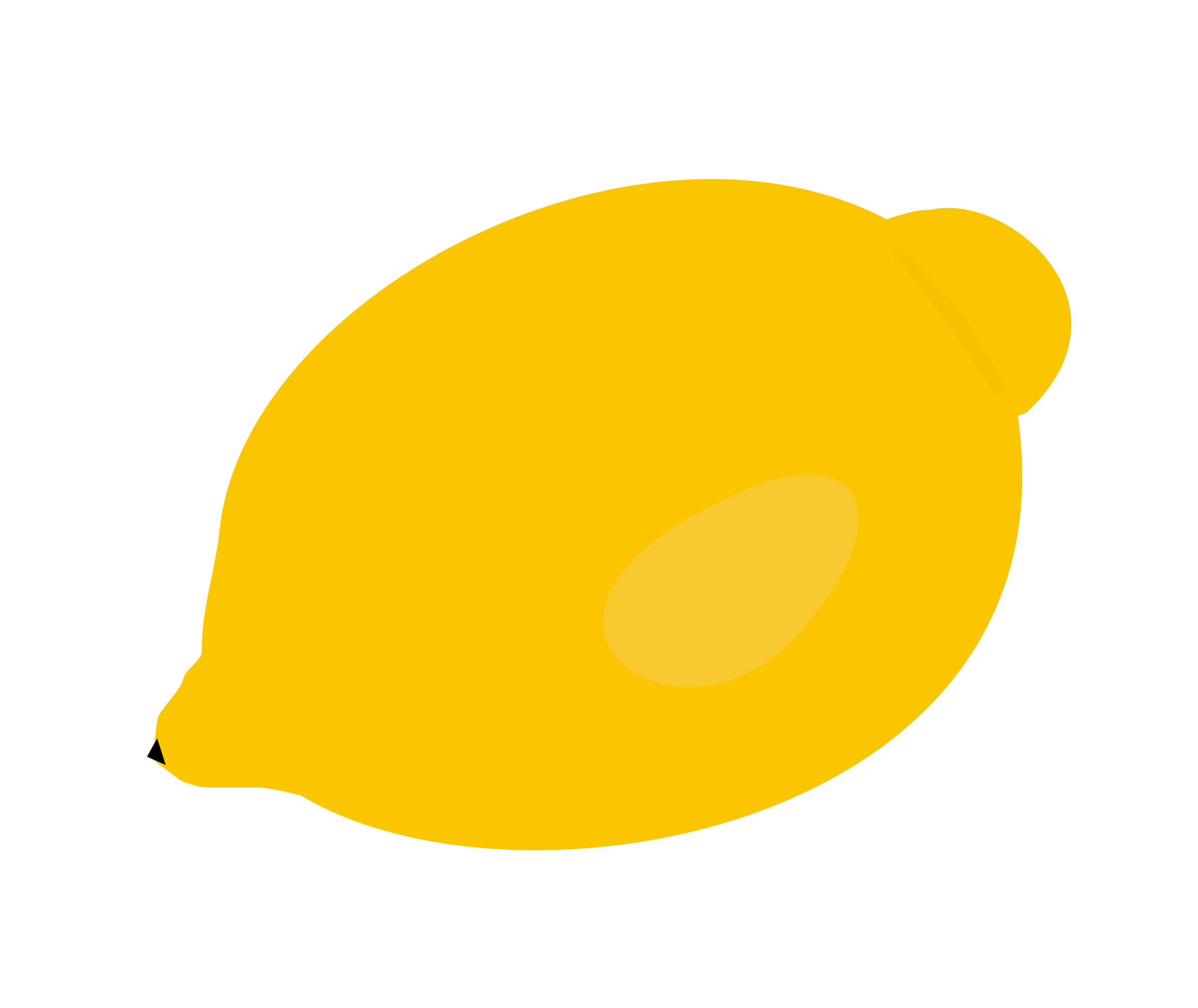 Cartoon Lemon Png Isolated Hd (black, gold)