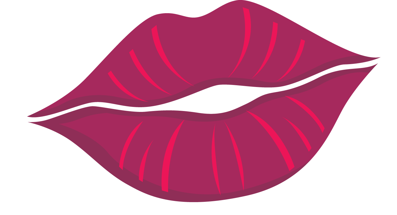 Cartoon Lips Png Isolated Pic (black, purple)