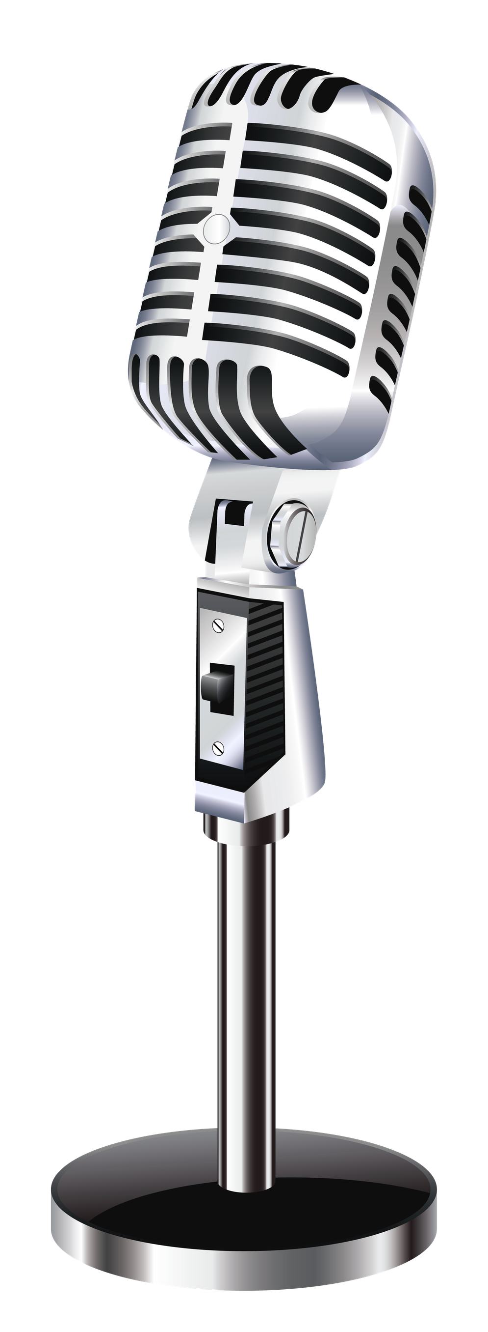 Cartoon Mic Png File (indigo, black, white, gray, lavender)