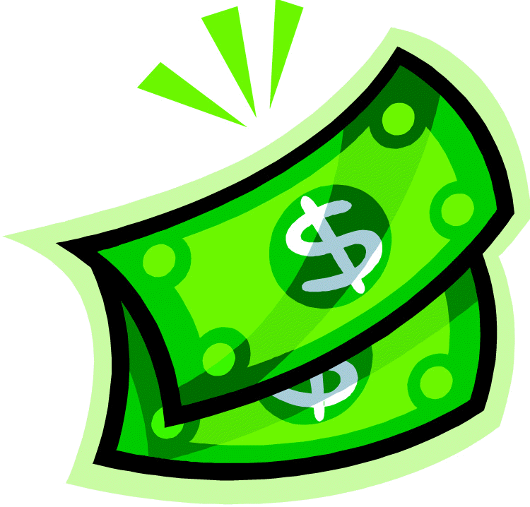 Cartoon Money Png Hd (black, lime, mint)