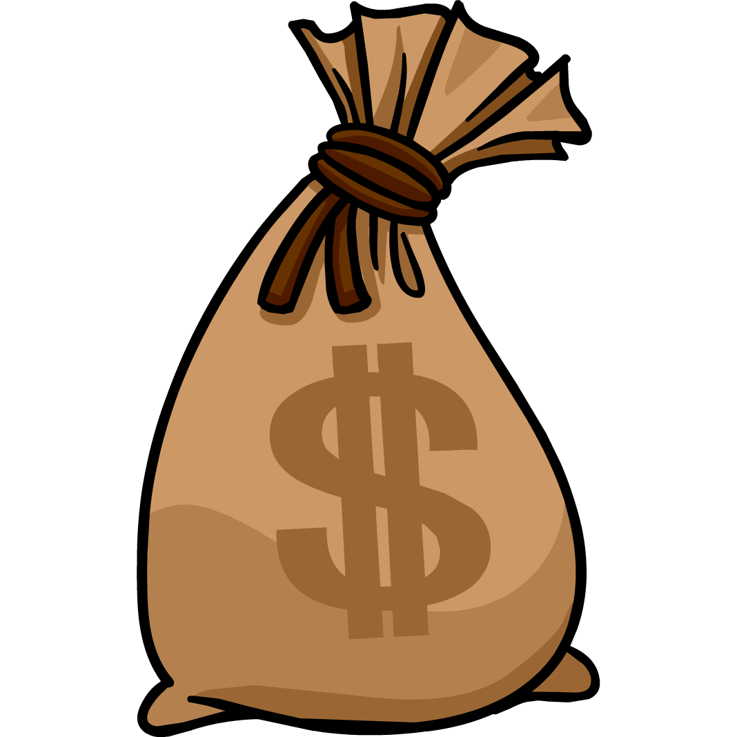 Cartoon Money Png Photo (black, chocolate, salmon)